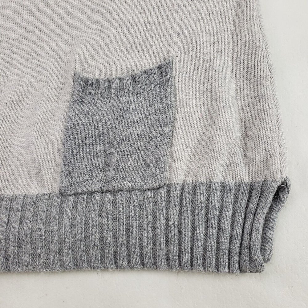 Sundance Cashmere Angora Blend Sweater Womens Small Gray Wool Pocket Pullover - Picture 4 of 8